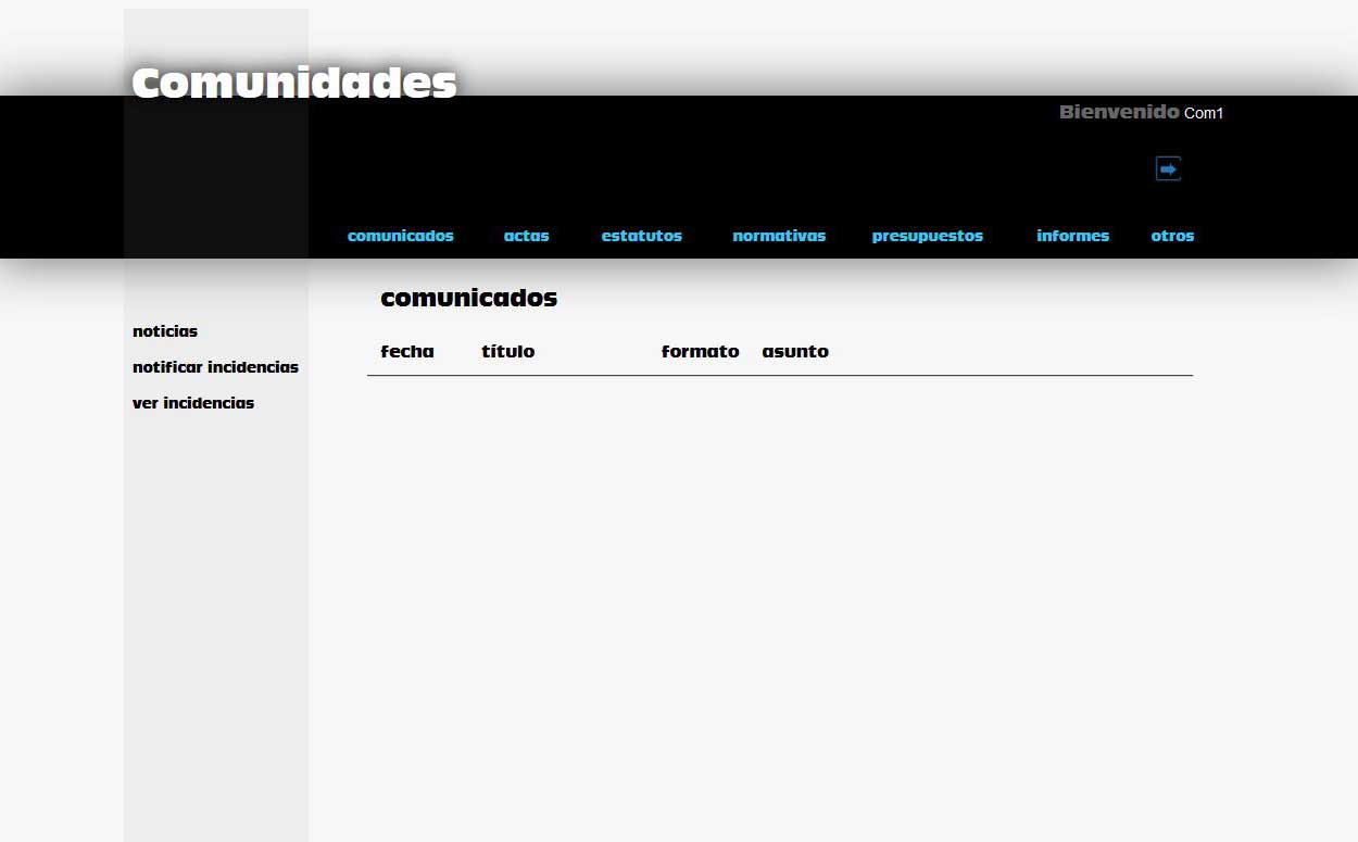 comunidades